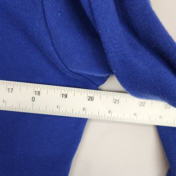 Dress Barn Turtleneck Shirt Women's M Deep Blue Y2K Layering Casual Vintage - Picture 3 of 6